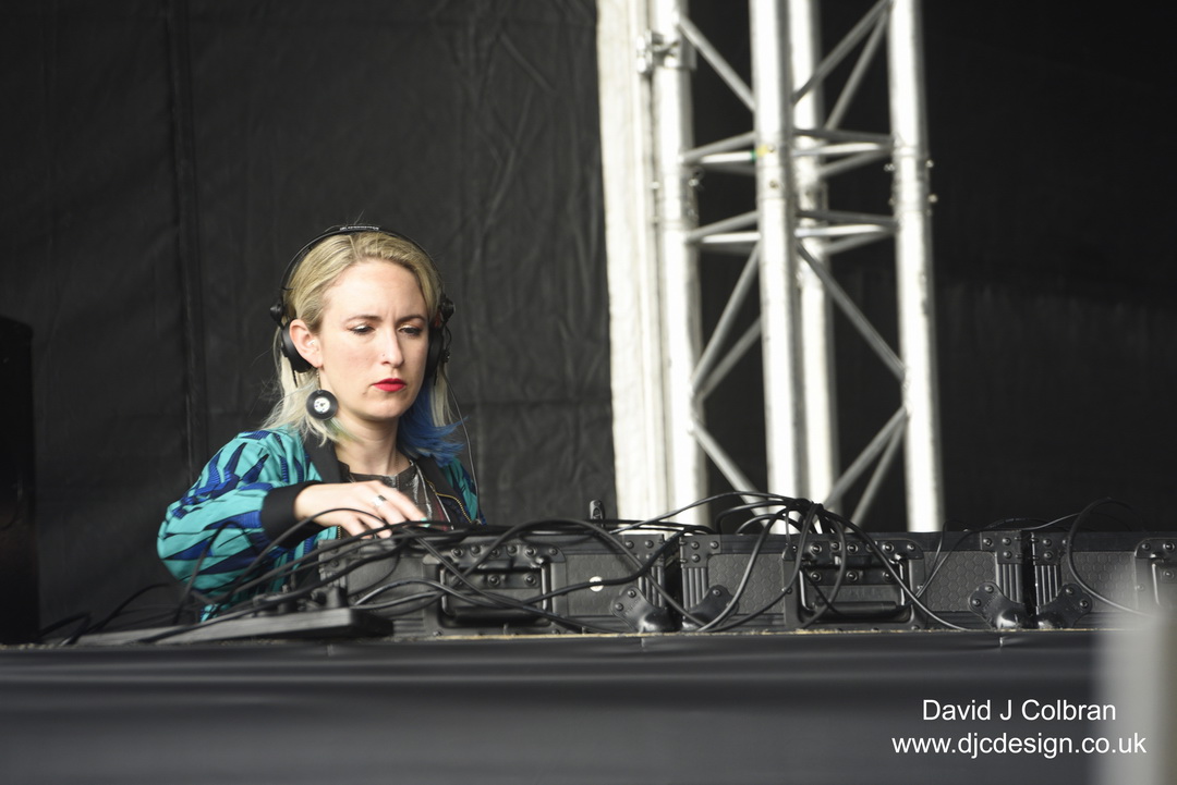 DJ Emily Dust from Radio 1xtra at Africa Oye festival 2019