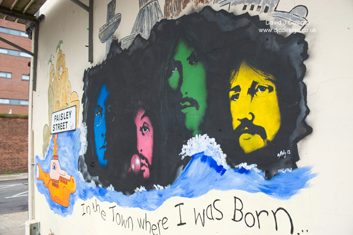 Beatles graffiti street art photo