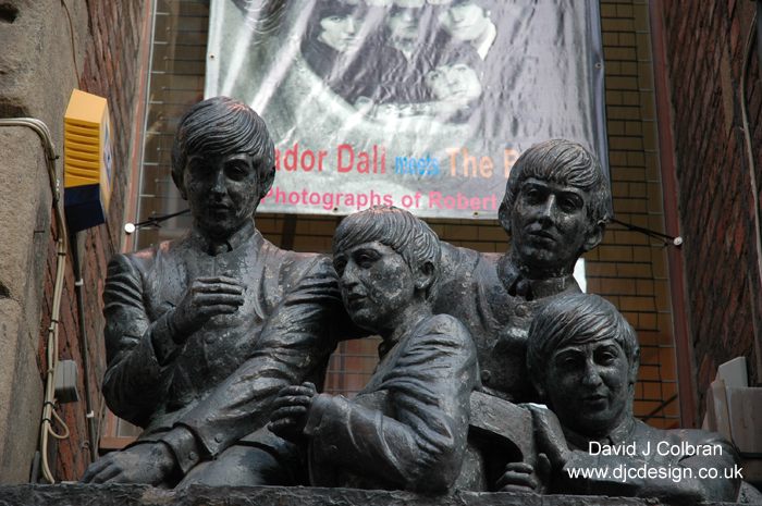 Beatles statue Matthew Street photograph image