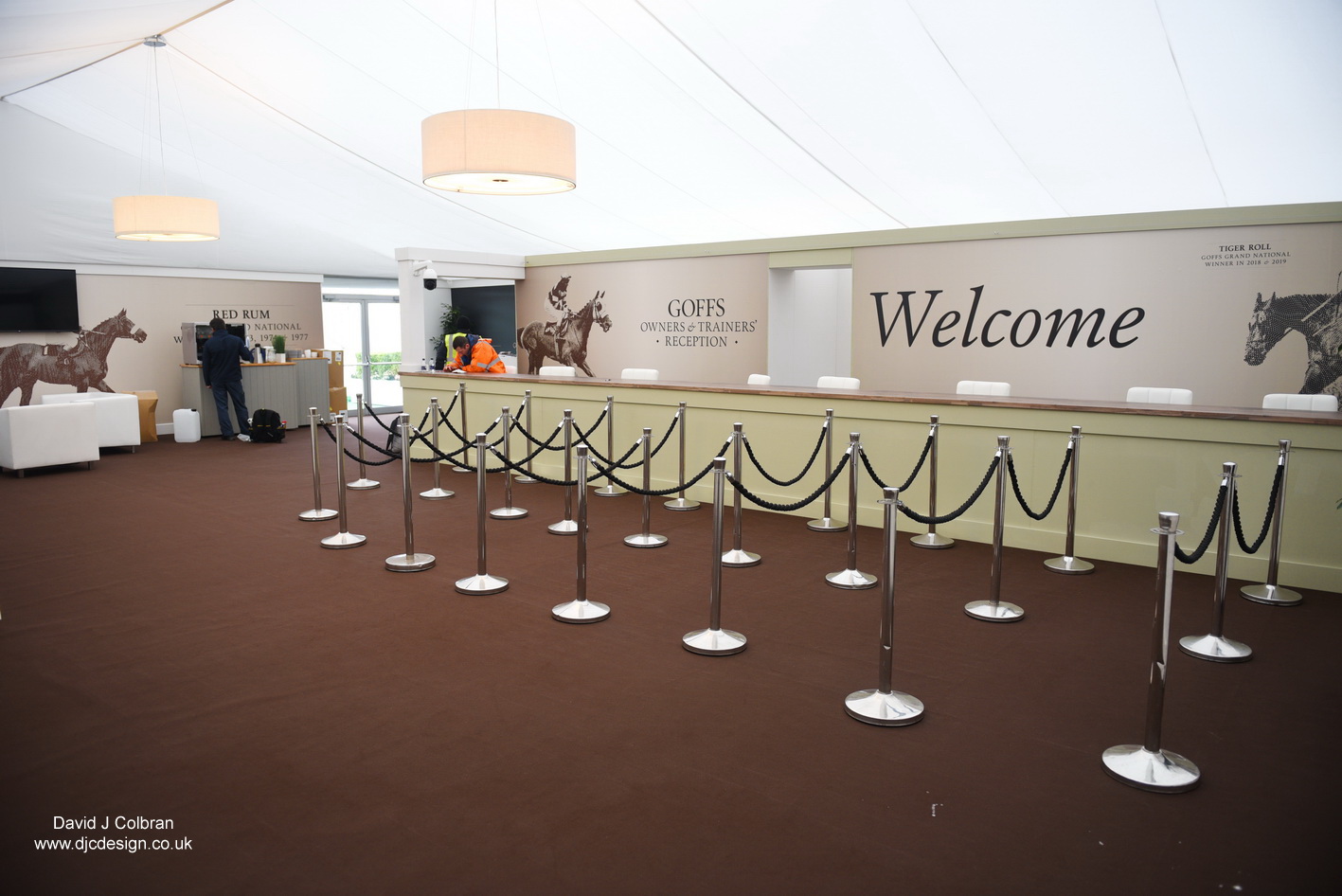 interior images at Aintree hospitality