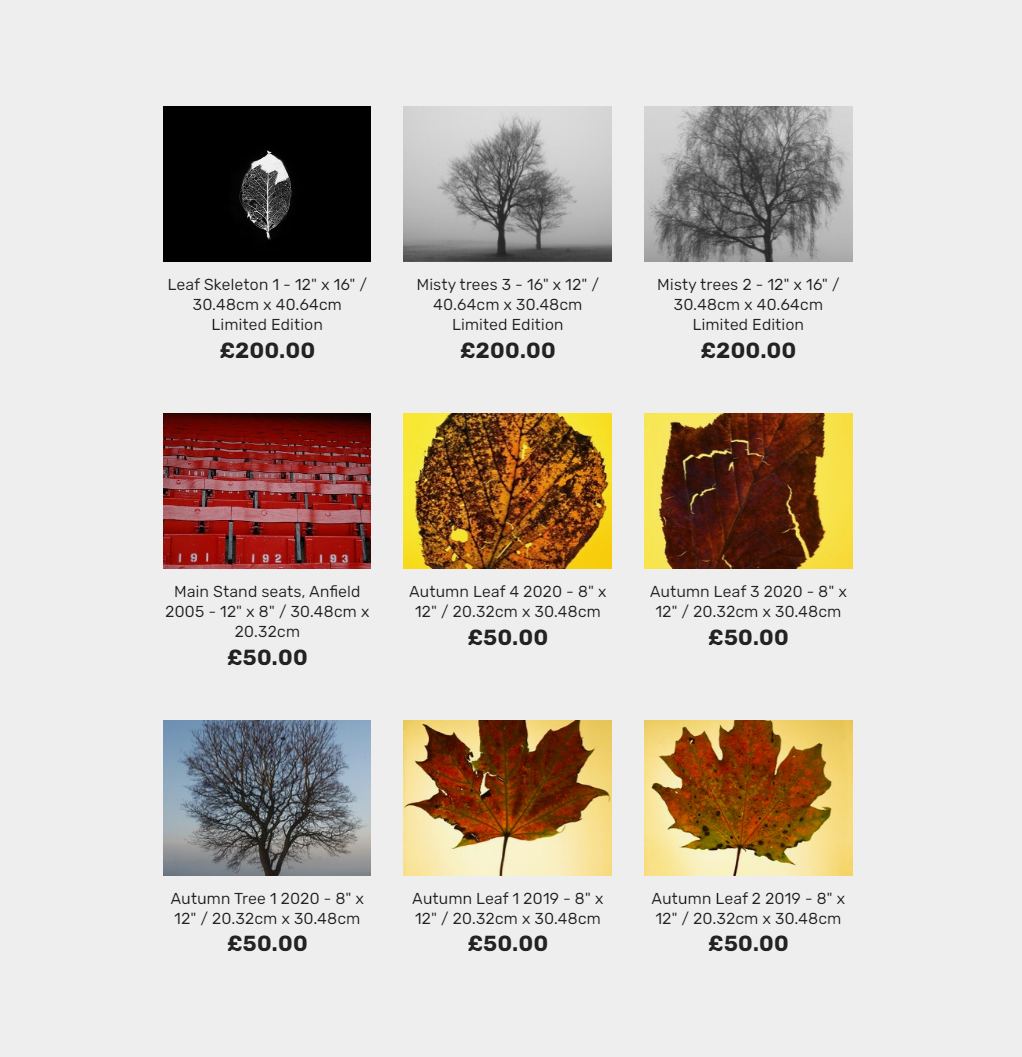Liverpool photo print store open for sales