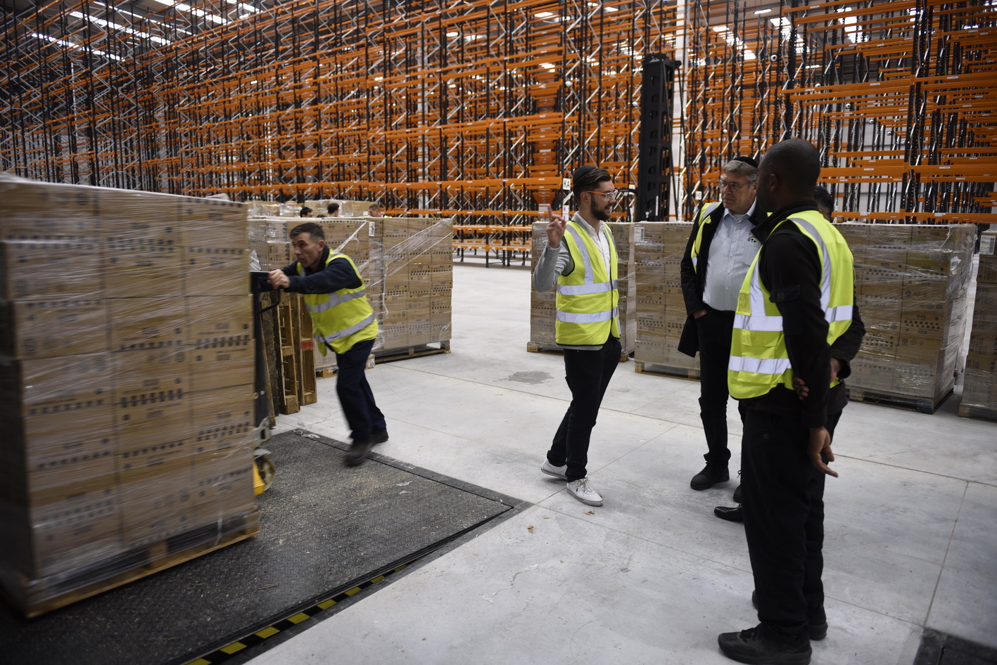 merseyside-photography at a logistics warehouse