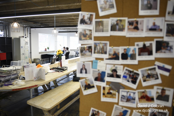 Lifestyle workspace shared desks photograph