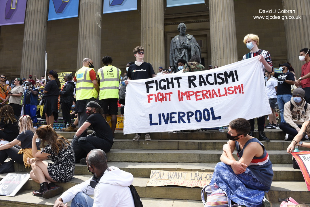 Black Lives Matter Liverpool photos to licence