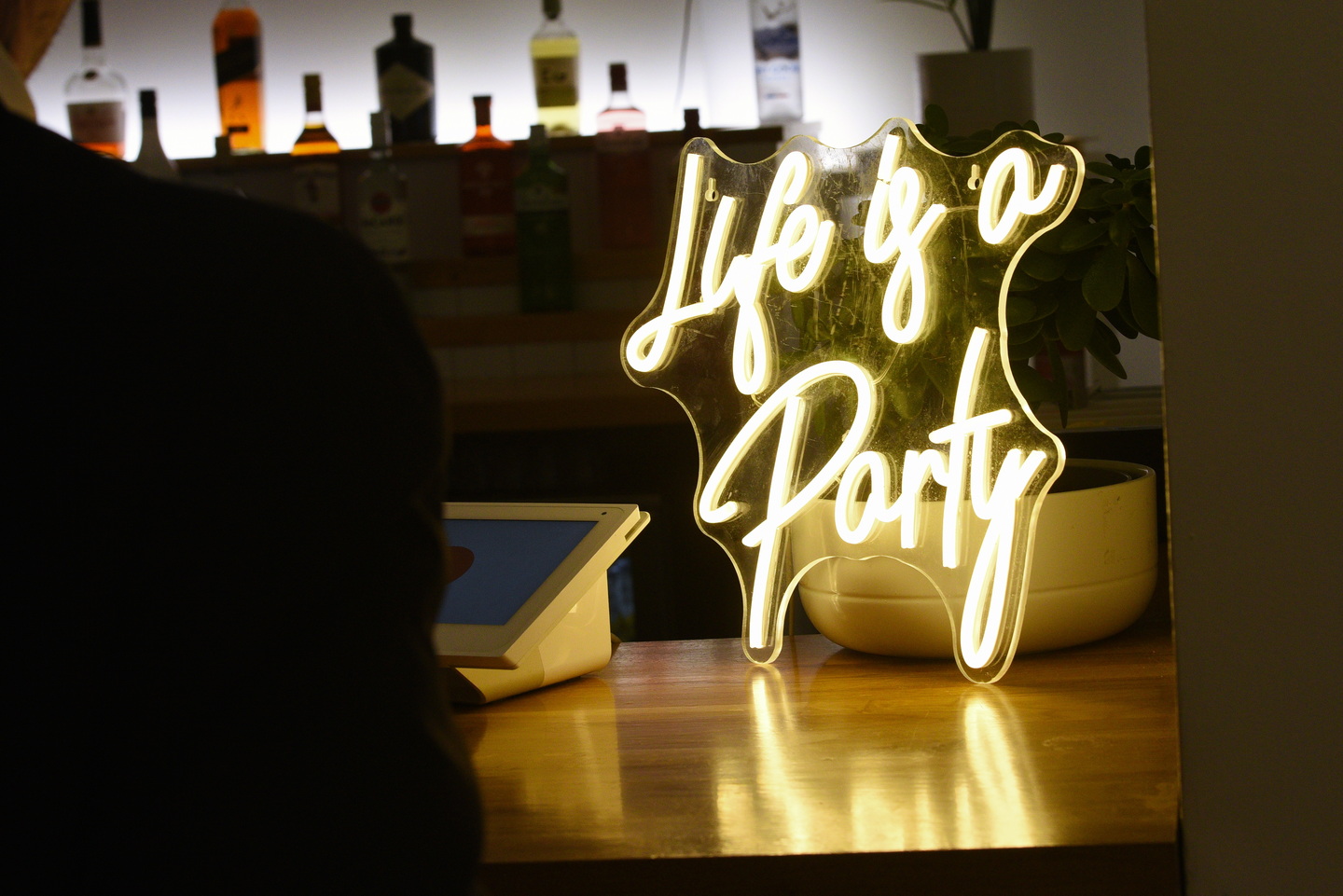 Event details captured at a gala evening for guests