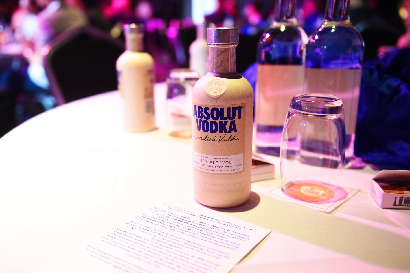 Drinks at conference event