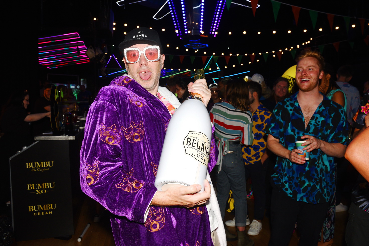 Party photographer at corporate event