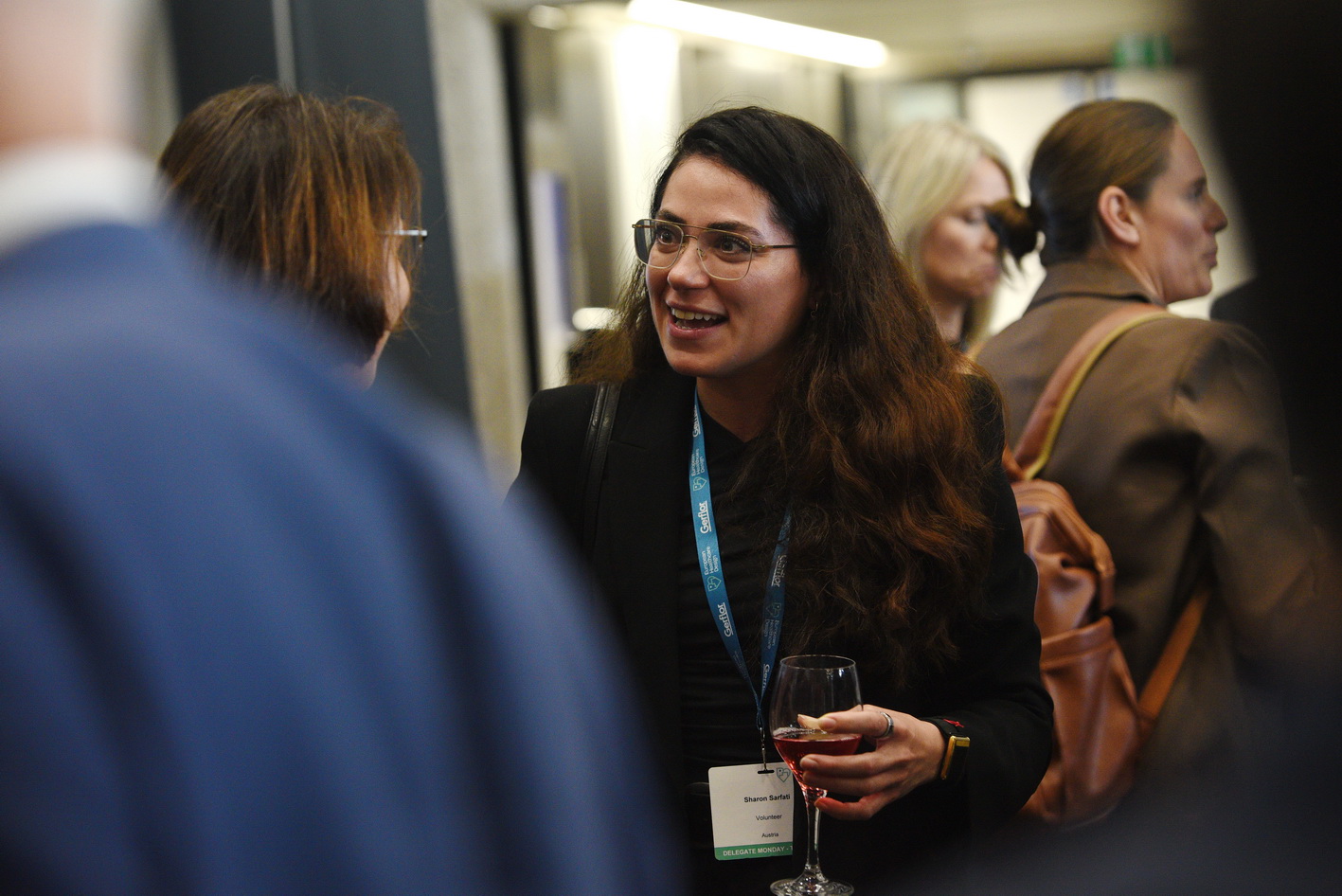 Conference networking photography