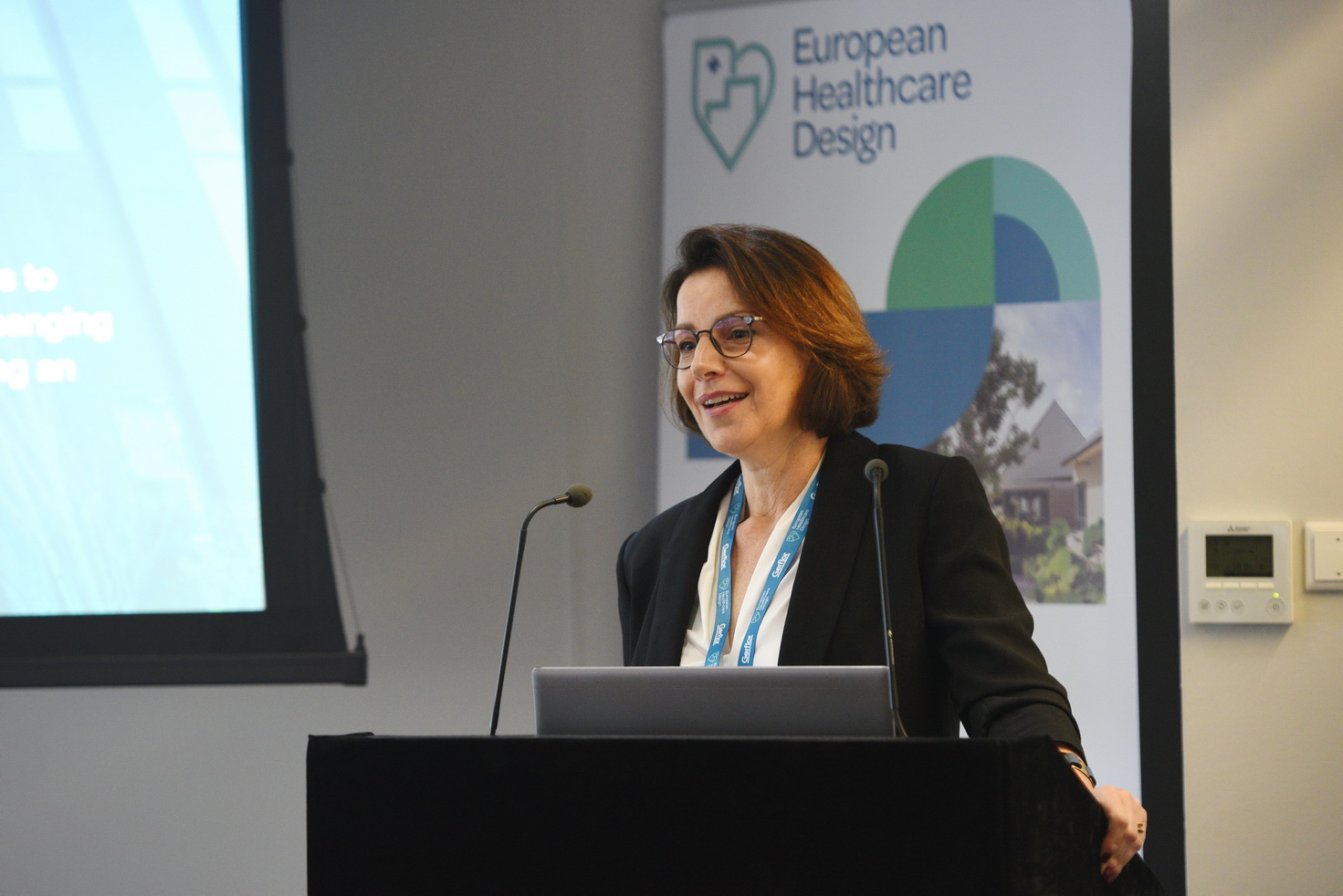 International speaker at conference