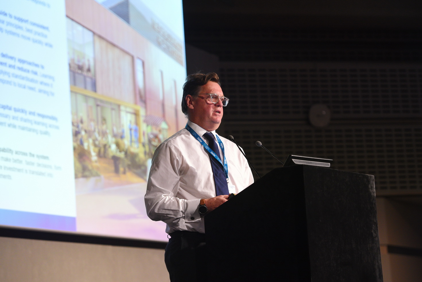 Speaker at conference