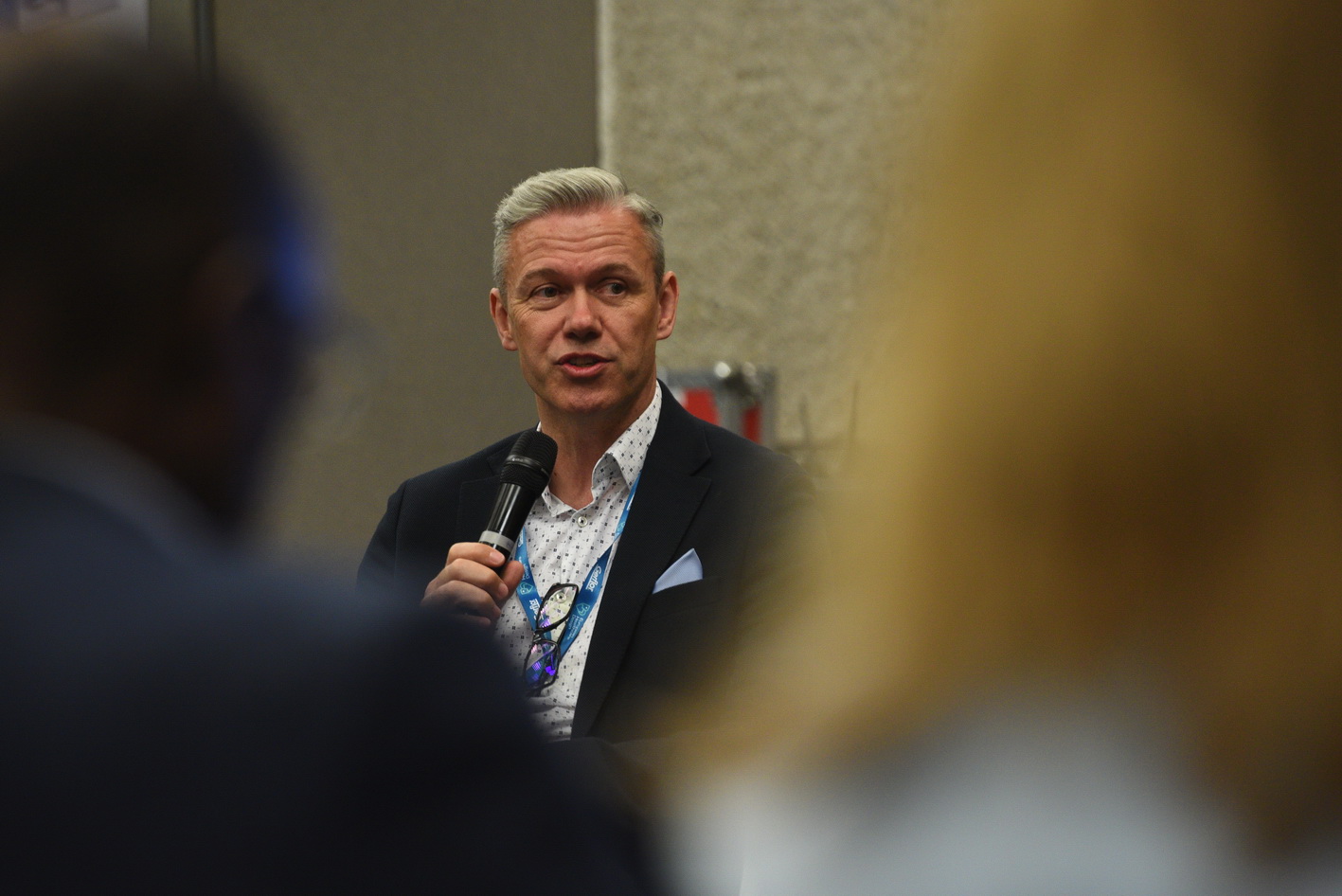 Speaker presentation at conference