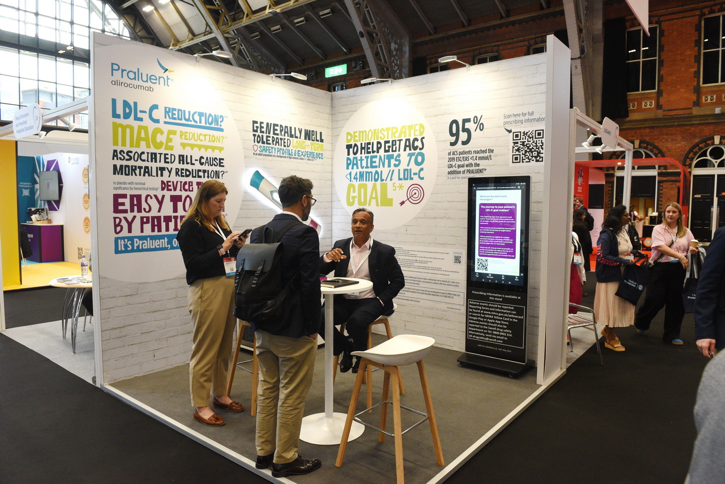 Busy Conference photography case-study in Manchester delegate interaction