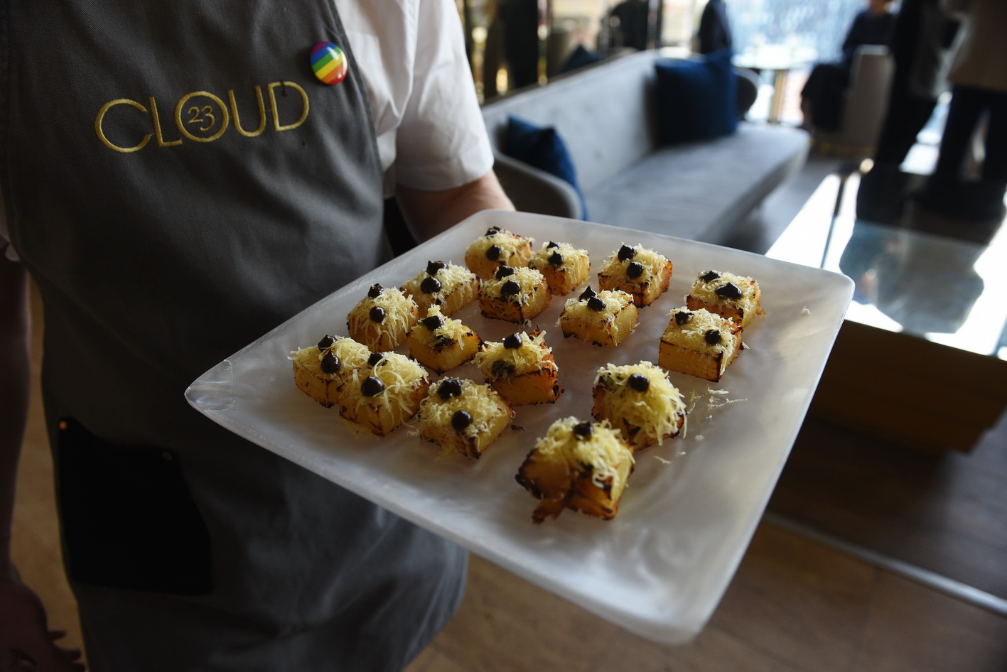 Conference photography - photographs of food on a plate at venue