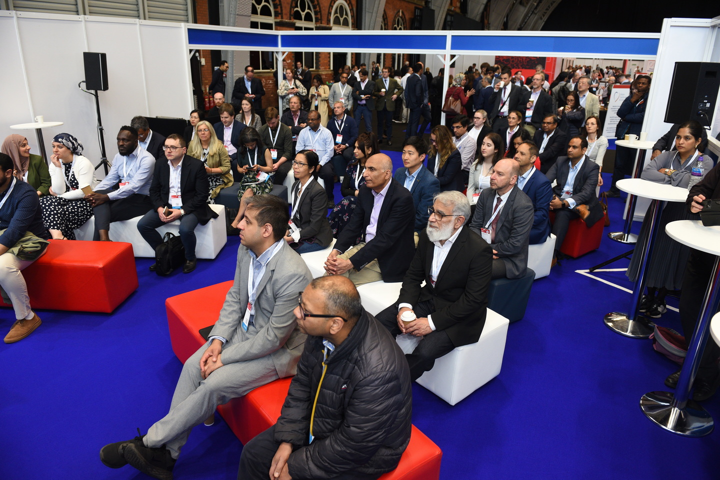 Busy workshop event photograph showing delegate audience