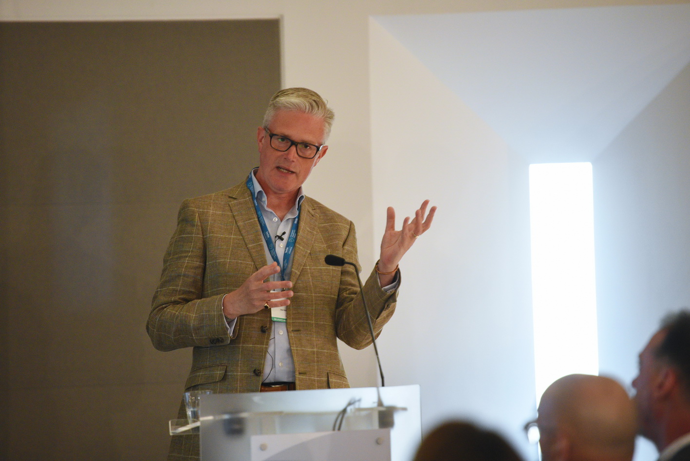 Conference interactions between delegates captured by Liverpool photographer
