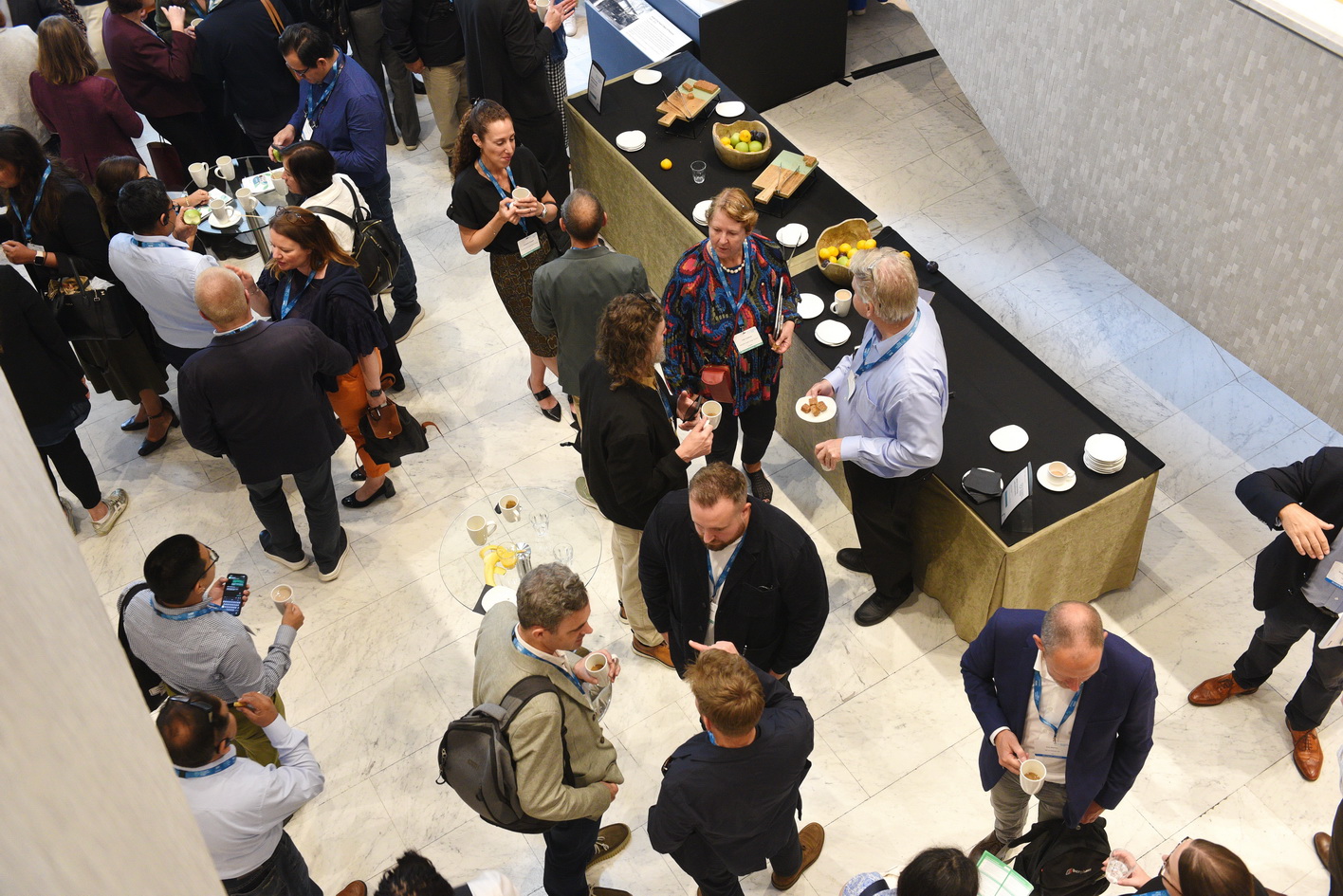Team Conference photography in London - staff at an exhibition stand