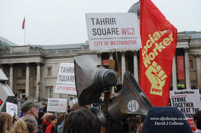 London Trafalgar Square March 26th 2011