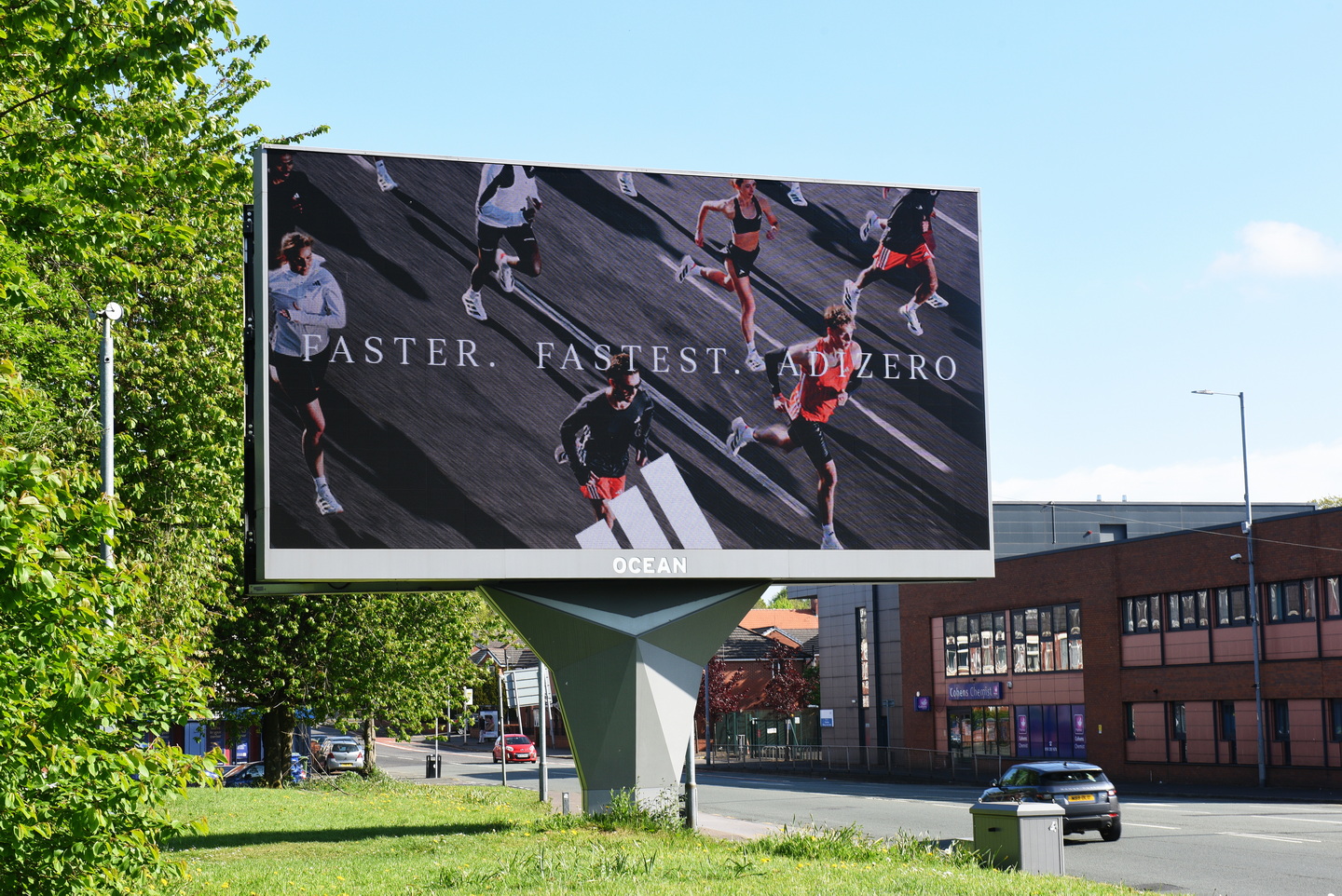 Liverpool professional photographer - ooh advertising Manchester Marathon
