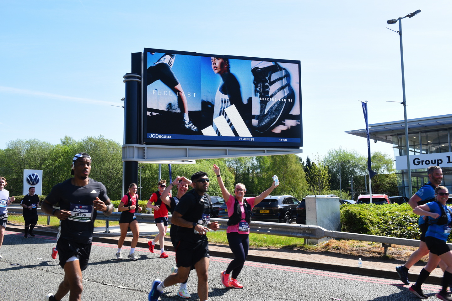 Liverpool professional photographer - ooh advertising Manchester Marathon