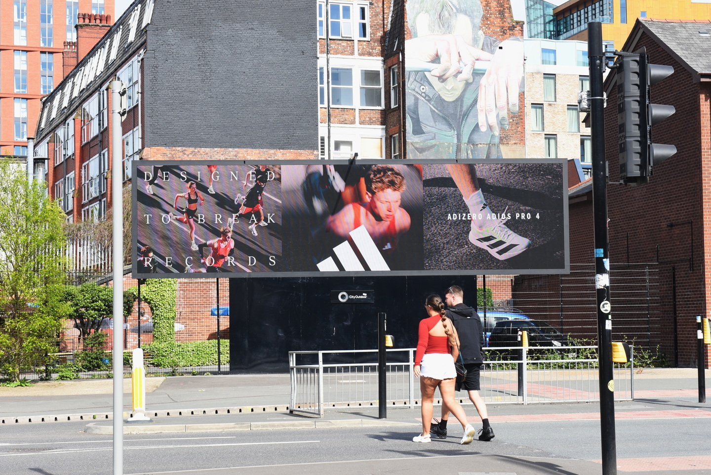 Liverpool professional photographer - ooh advertising Manchester Marathon