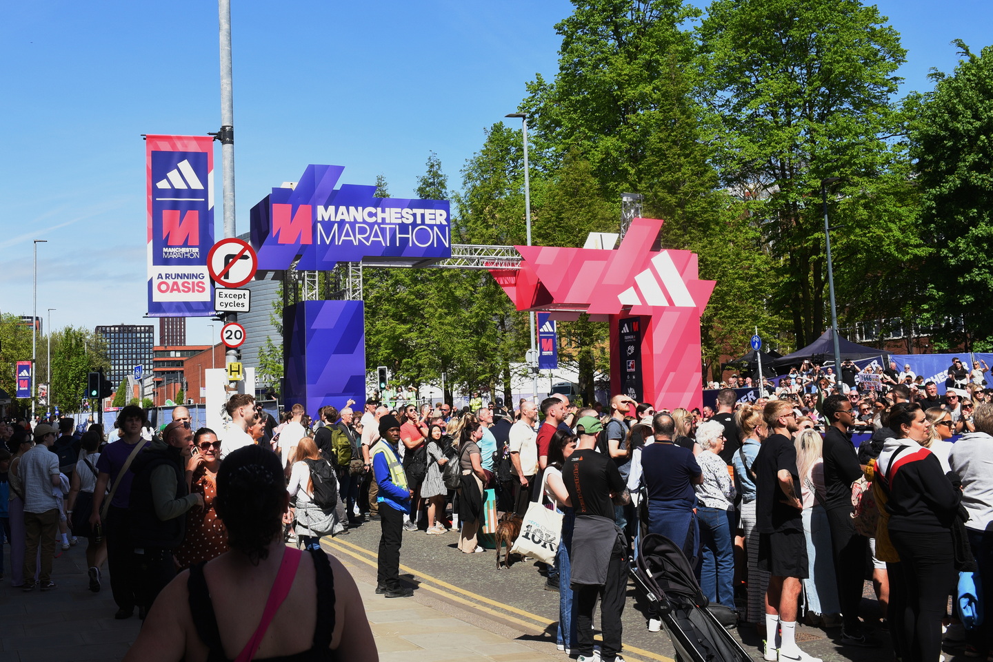 Liverpool professional photographer - ooh advertising Manchester Marathon