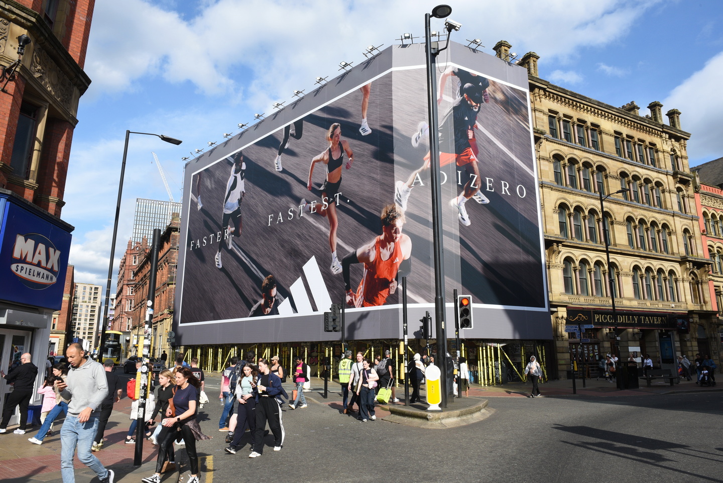 Liverpool professional photographer - ooh advertising Manchester Marathon
