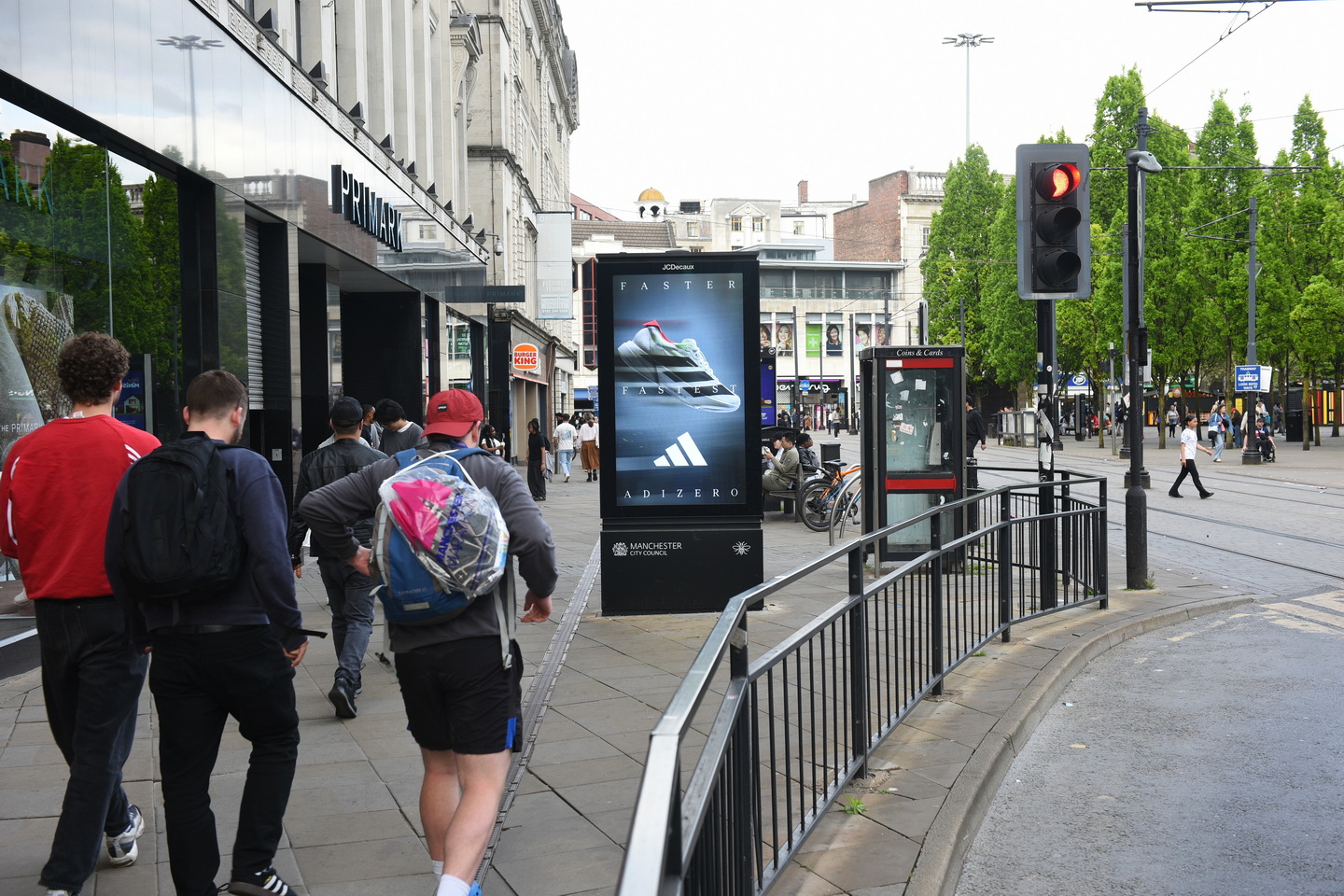 Liverpool professional photographer - ooh advertising Manchester Marathon