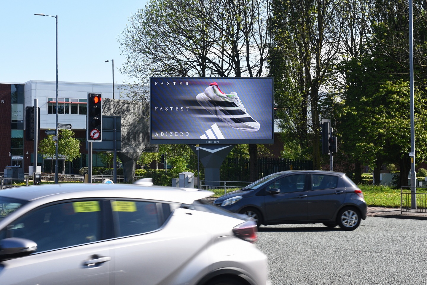 Liverpool professional photographer - ooh advertising Manchester Marathon