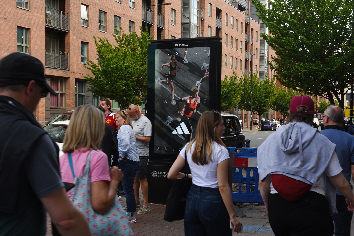 Liverpool professional photographer - ooh advertising Manchester Marathon