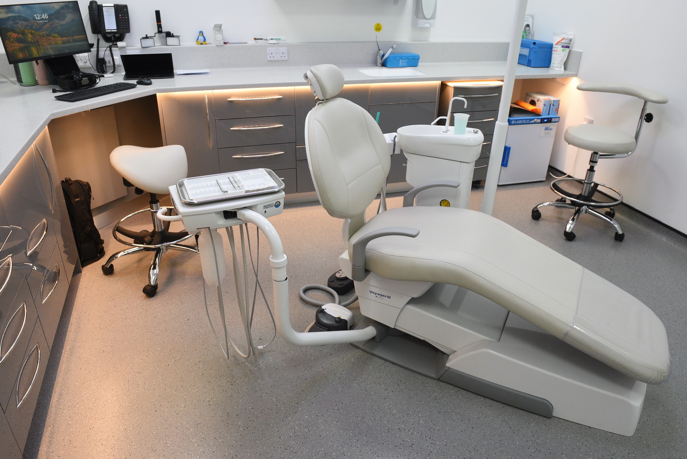Behind The Scenes case study photo shoot at a Dental Surgery Launch